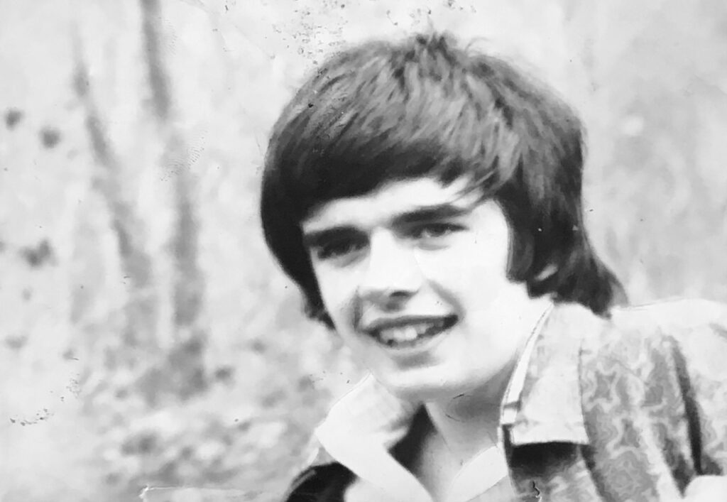 Photograph of a youthful Paul Maddocks