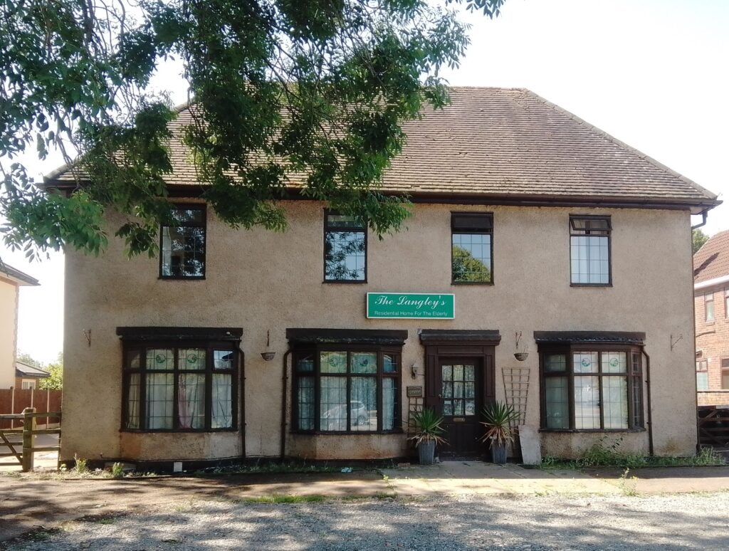 Photograph of the Langleys Care Home today.