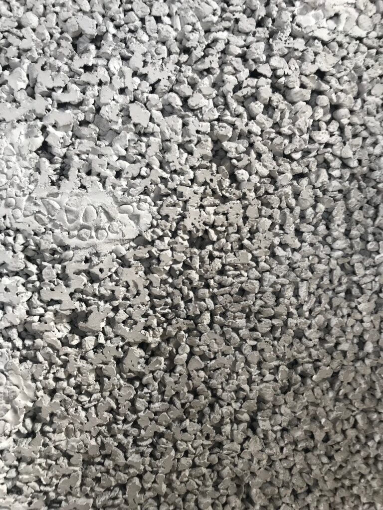 Image of the surface of no fines concrete