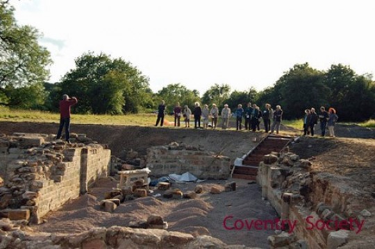 Coventry Society members on a visit to Bagot's Castle