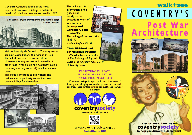 Postwar architecture leaflet front