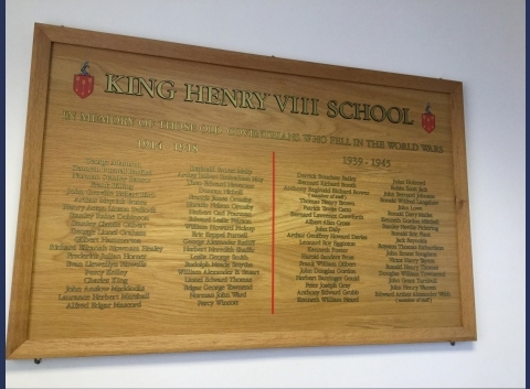 King Henry VIII plaque