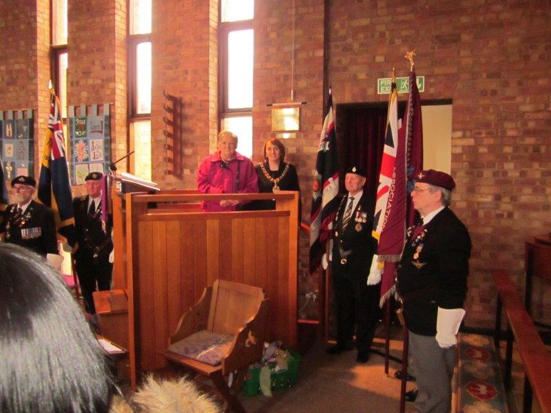 Consecration of memorial at St James Whitley