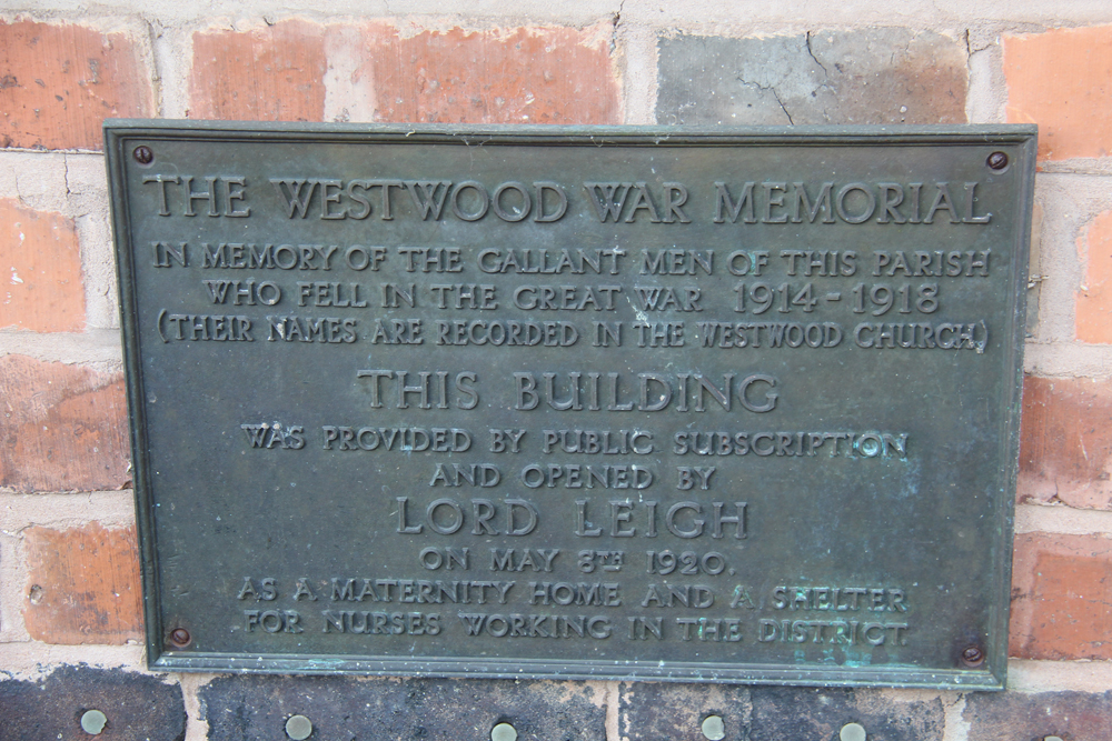 Westwood Memorial Plaque